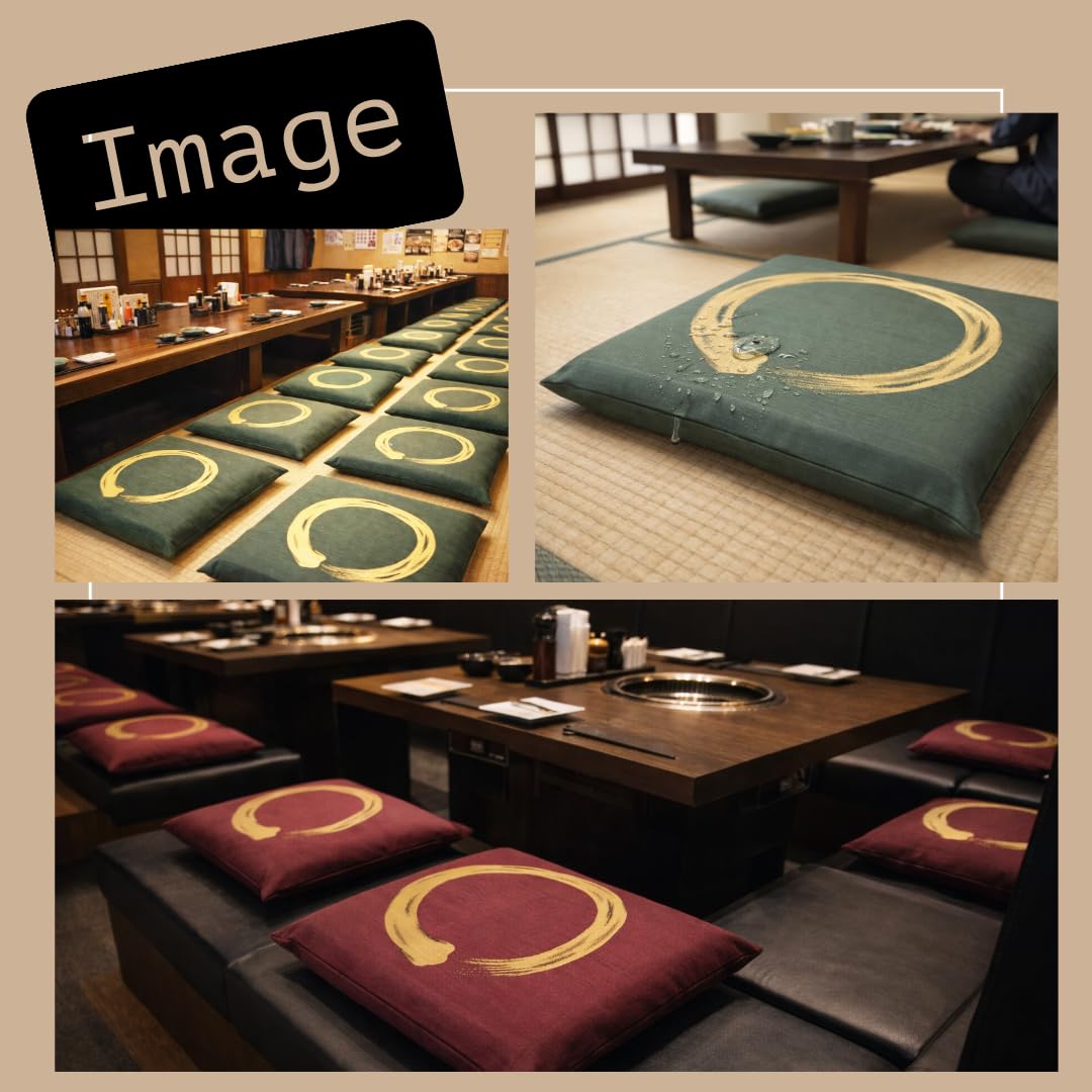 Amazon.co.jp: 十人色彩 高耐久 座布団 撥水加工 40×40厚さ5cm 10枚