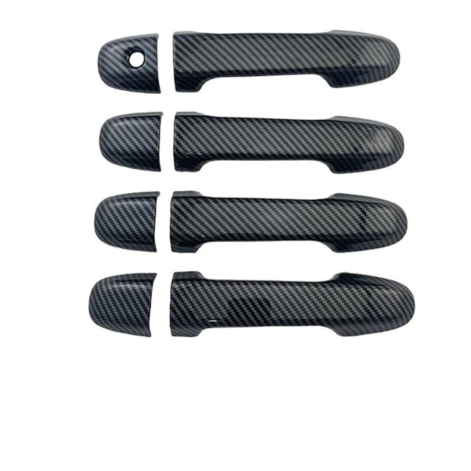 YSDSLS Exterior Door Handle Cover Trim Exterior Car Accessories Decoration for Subaru for Forester 2019-2024(Carbon Handle)