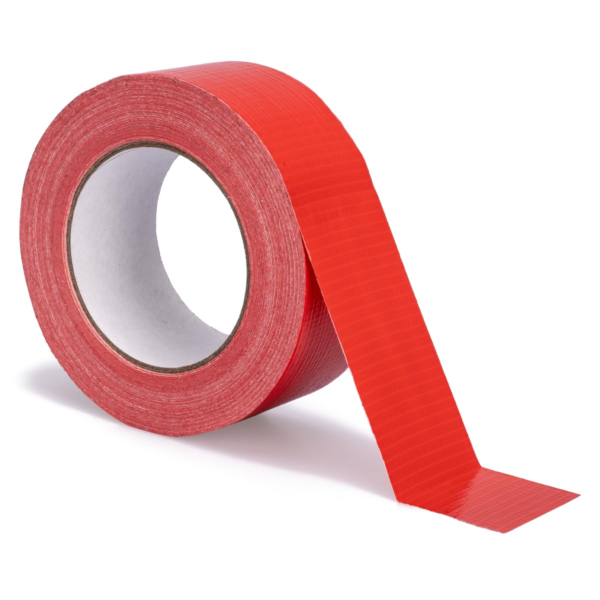 Paquete de 5 | Cinta acorazada Premium roja [50m x 48mm] cinta de tela cinta de reparación | alta fuerza adhesiva | cinta adhesiva | cinta acorazada resistente | cinta adhesiva multiusos