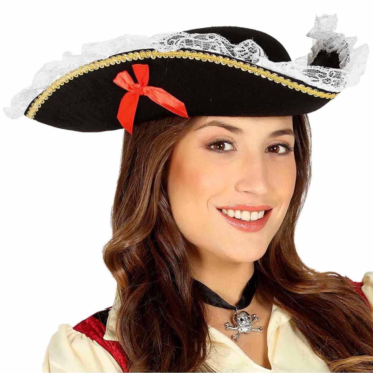 Alco Sombrero Mujer Pirata