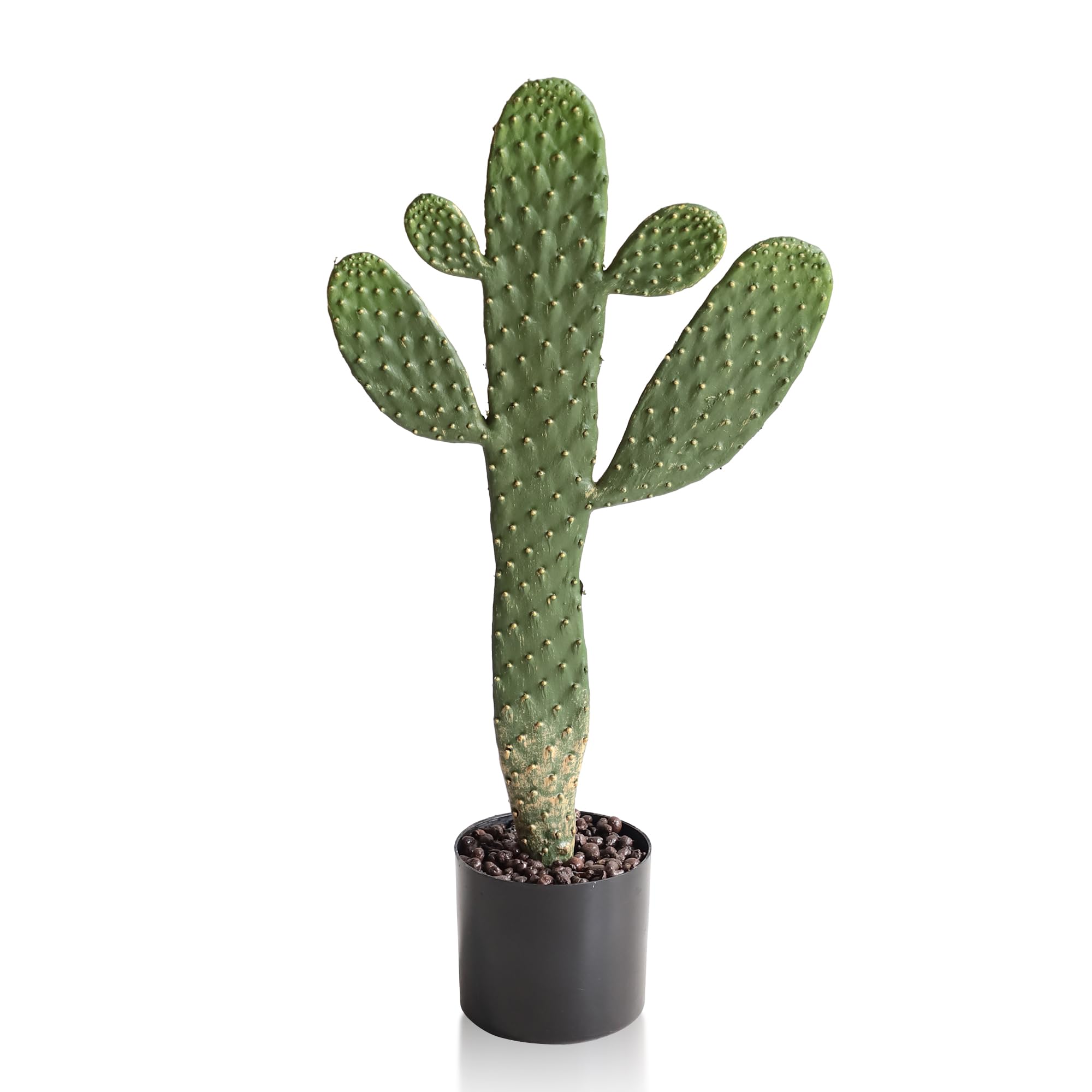 Amazon.com: momoplant Artificial Cactus Potted Plant Faux Cacti 19