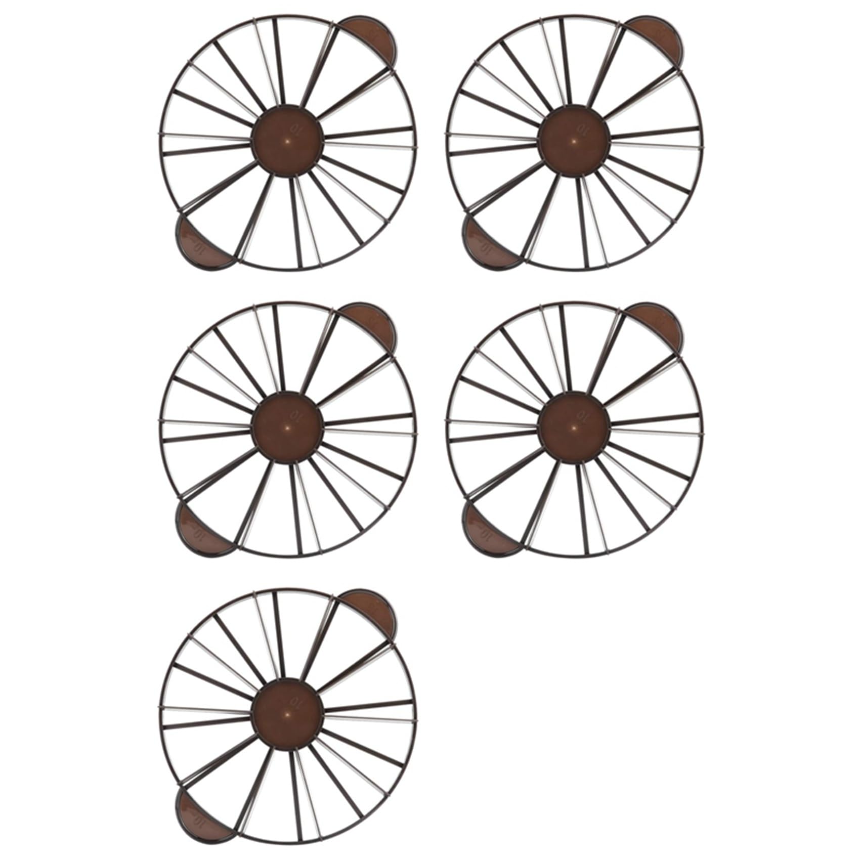 Hndhbfgrt 5X Cake Slicer, Cake Divider Cake Portion Marker Round 10/12 Piece Bread Cake Cutter Equal Portion Cutter Marker