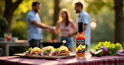 Miniatura 5 de Ghost Pepper Hot Sauce 7 Whole Ghost Peppers Wicked Tickle Bhut Kisser Very Hot