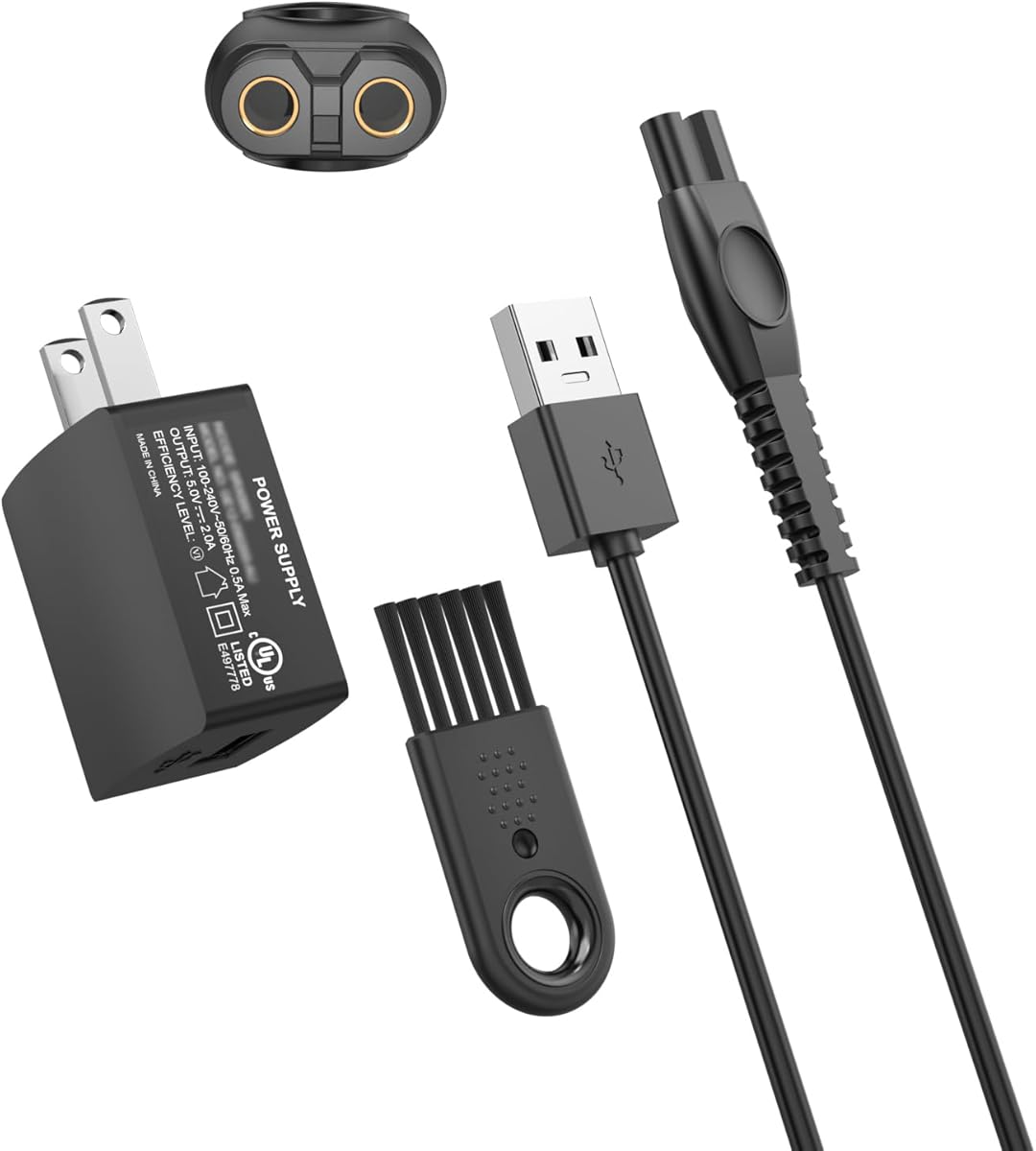 Superer 5V Fast Charger Fit for Philips Norelco One Blade 360 Newer Model QP2724 QP2834 QP1324 QP4631 QP6542 QP6552 QP4530 QP1924 MG7910 MG5910 MG9510 MG9525 for Phillips Trimmer Electric Shaver Razor