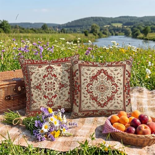 �h���N�b�V�����J�o�[ �����` 45 x 45 cm �A�E�g�h�A ���O�p ���ʃv�����g �ϋv�����l���f�� �B���t�@�X�i�[ �􂦂� �K�[�f�� �x�����_ �C���e���A �� 0z-330