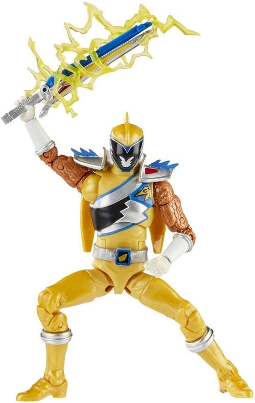 Power Rangers Lightning Collection 6" Dino Charge Gold Ranger Collectible Action Figure Toy with Accessories