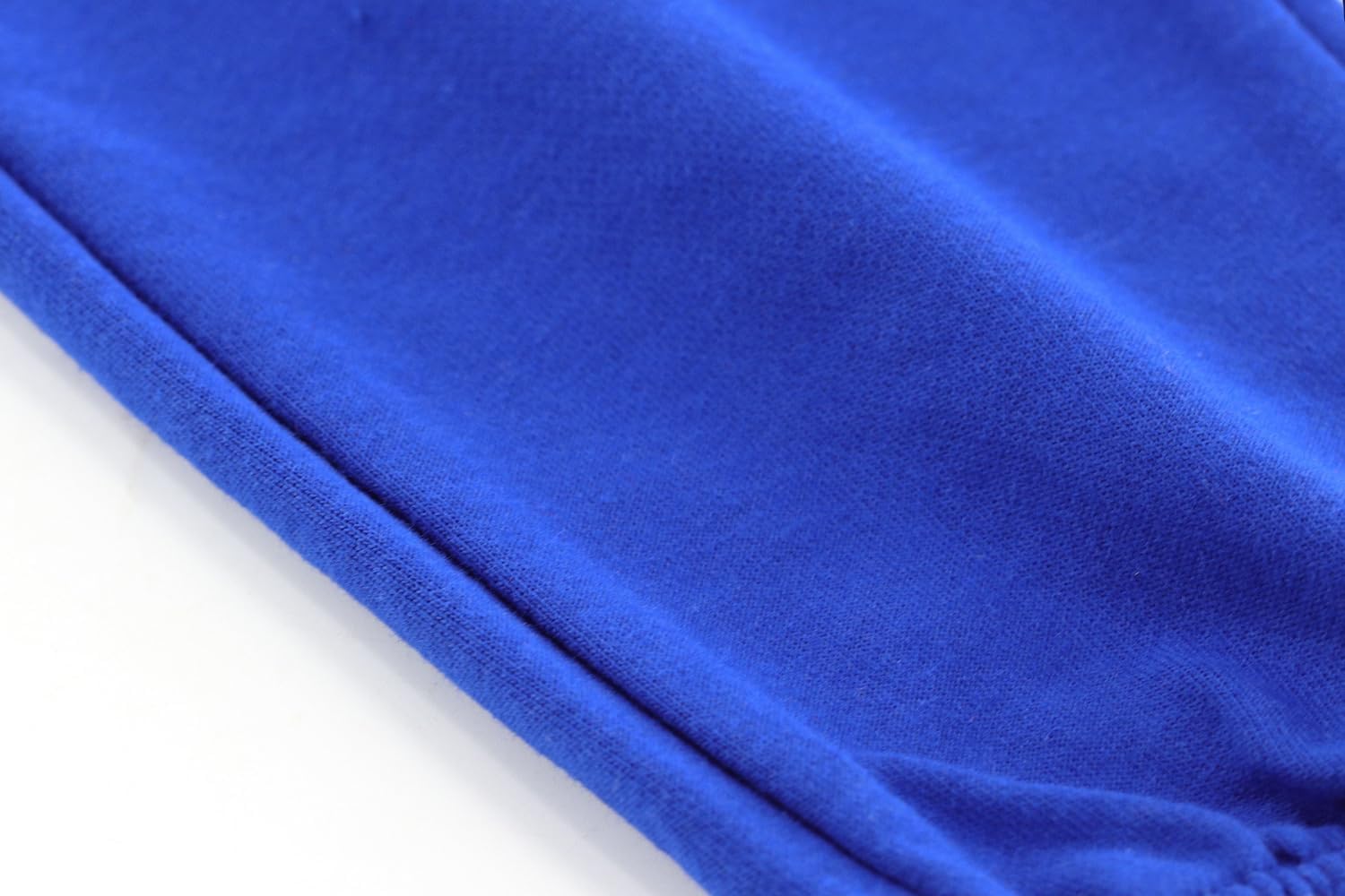 Kids Unisex Cotton Sweatpants Drawstring Plain Jogger Pants for Boys or Girls Age 5-12 Years - Image 4