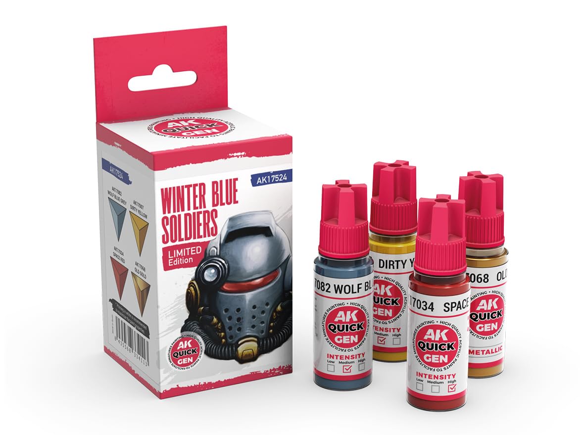 Ak Interactive Blue Ak Quick Gen Set Ak17524 Winter Soldiers (4X18ml)