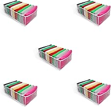 Kit 5 Colmeias Organizadoras de Camisetas Colmeia M (40x25x10) para Guarda Roupa Gavetas - Casa e Ordem