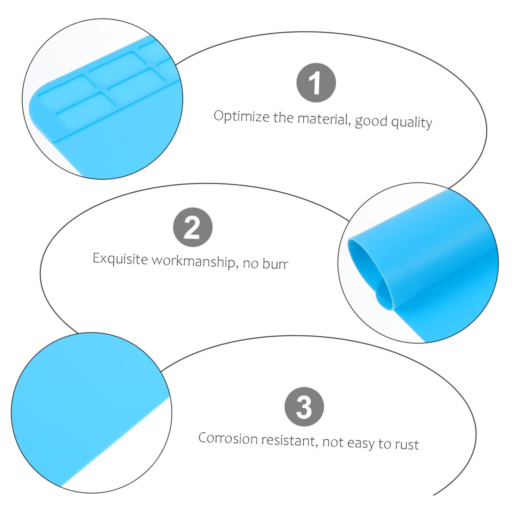 Mikikit Silicone Table Mat Heat Resistant Mat for Camera Repair Maintenance Platform