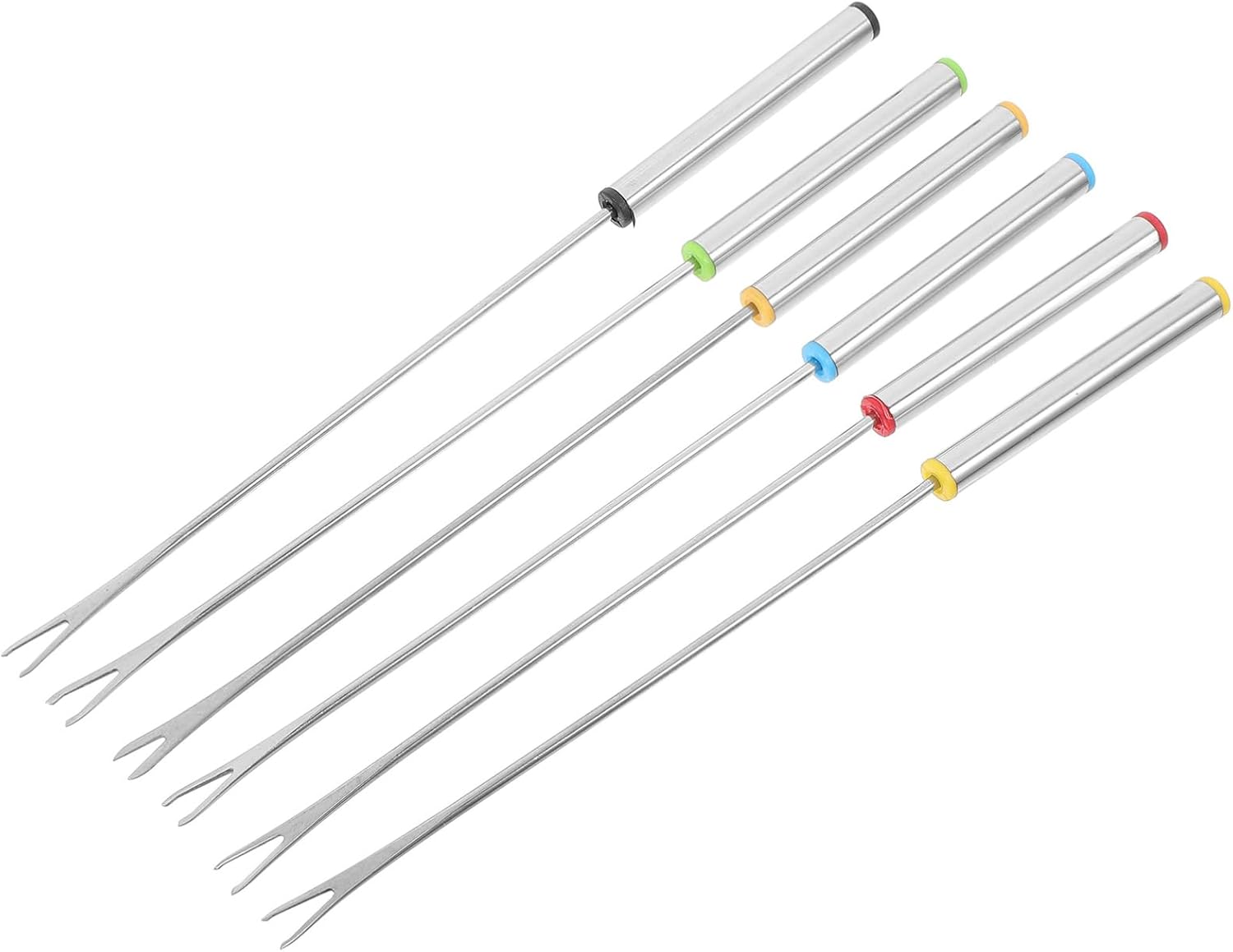 IMIKEYA 6pcs Fondue Forks with Heat Resistant Handle for Chocolate Cheese and Marshmallow Dipping Kitchen Tool for Parties and Gatherings IMIKEYA 6pcs Fondue Forks with Heat Resistant Handle for Chocolate Cheese and Marshmallow Dipping Kitchen Tool for Parties and Gatherings