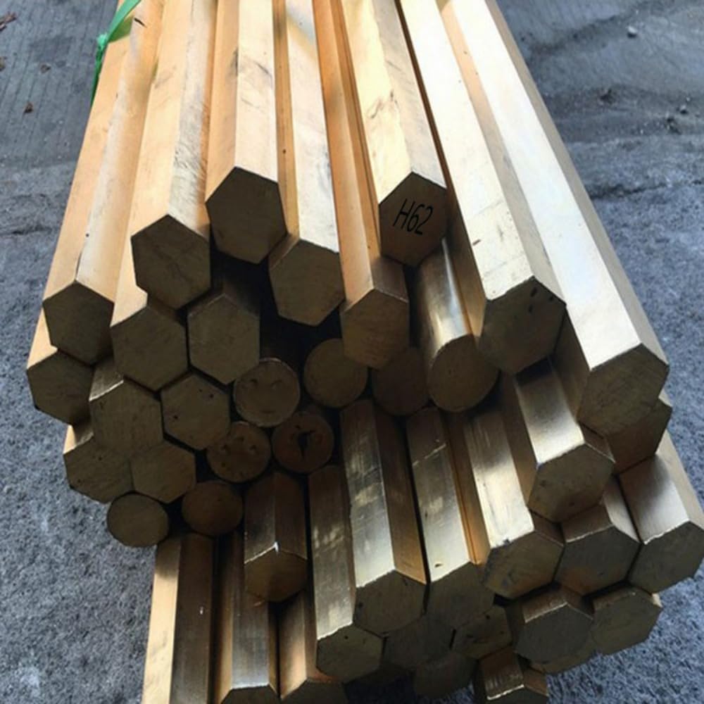 Asta esagonale in ottone H59/H62 4mm-65mm 330mm/200mm
