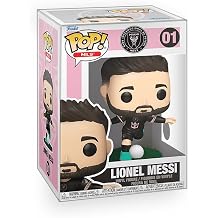 Epic Collectibles Pop Soccer - Lionel Messi Inter-Miami Vinyl Figure Bundled with Box Protector Compatible for Funko