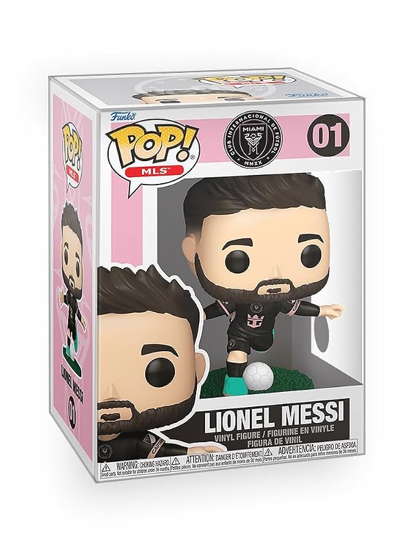 Epic Collectibles Pop Soccer - Lionel Messi Inter-Miami Vinyl Figure by Epic Collectibles - Used condition - US$27.35