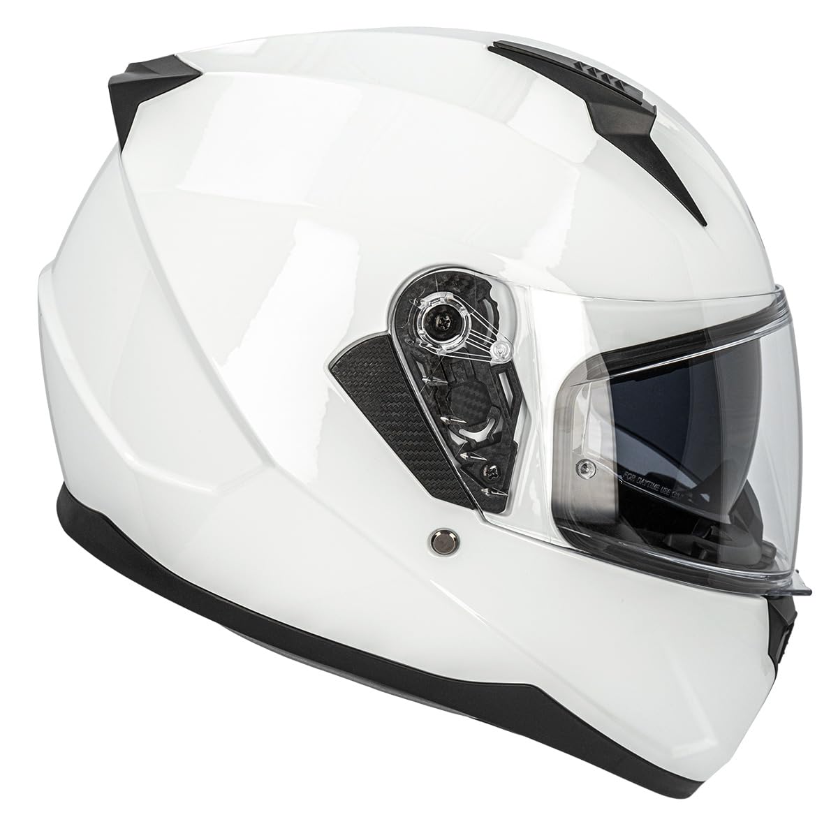 Curve Casco Integral para Moto, Lead, Material Resina ABS termoplástica, Sistema de ventilación, Visor Solar Ahumado, Cierre micrométrico, Adultos, Hombre y Mujer, ECE 22.06