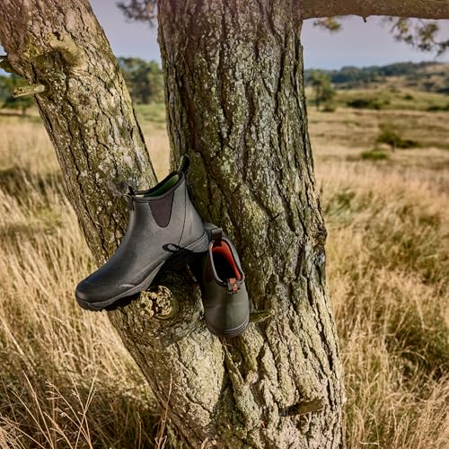 Green Comfort Gummistiefel Damen Halbhoch 41 | Wasserdicht Gummistiefel Damen Kurz für Outdoor und Garten