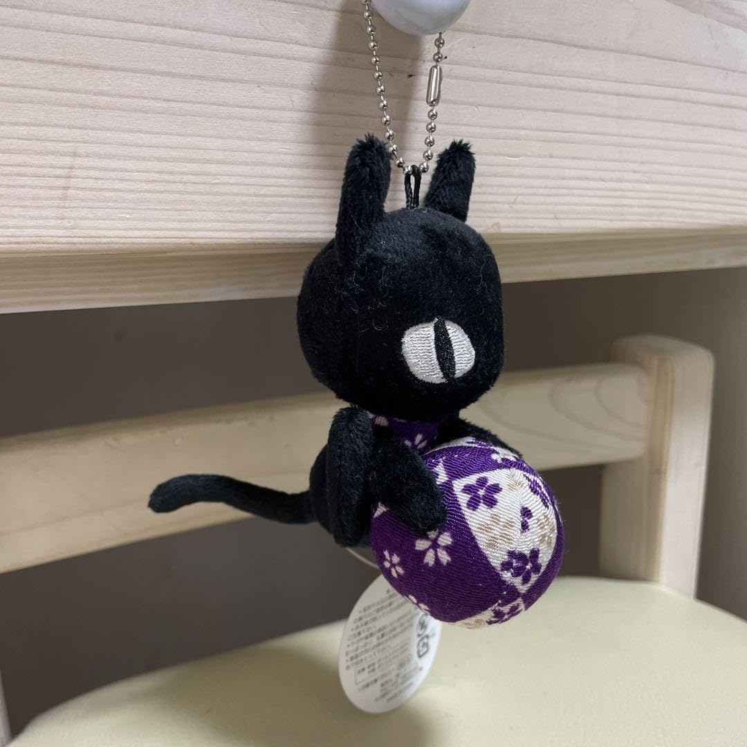 Amazon.co.jp: クロネちりめん玉マスコット クロネコ 黒猫 ぬいぐるみ