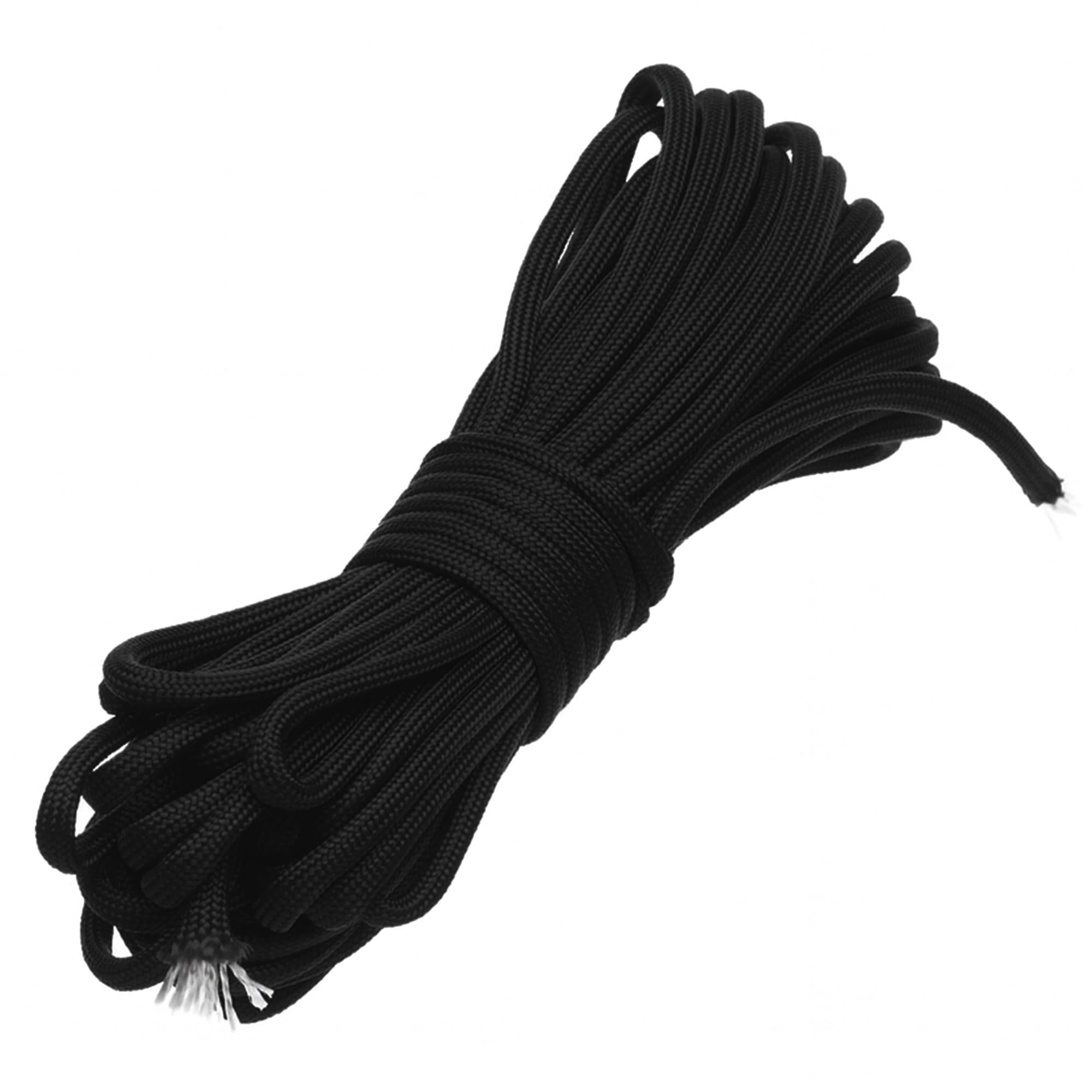 WedDecor Bungee Cord 4mm Bungee Rope Heavy Duty Elastic Bungee Cords, Shock Cord, Bungee Strap, Elastic Cord for Securing Luggage, Tent Pole, Camps, Motorcycle, DIY Craft Projects, Black, 25 Metres