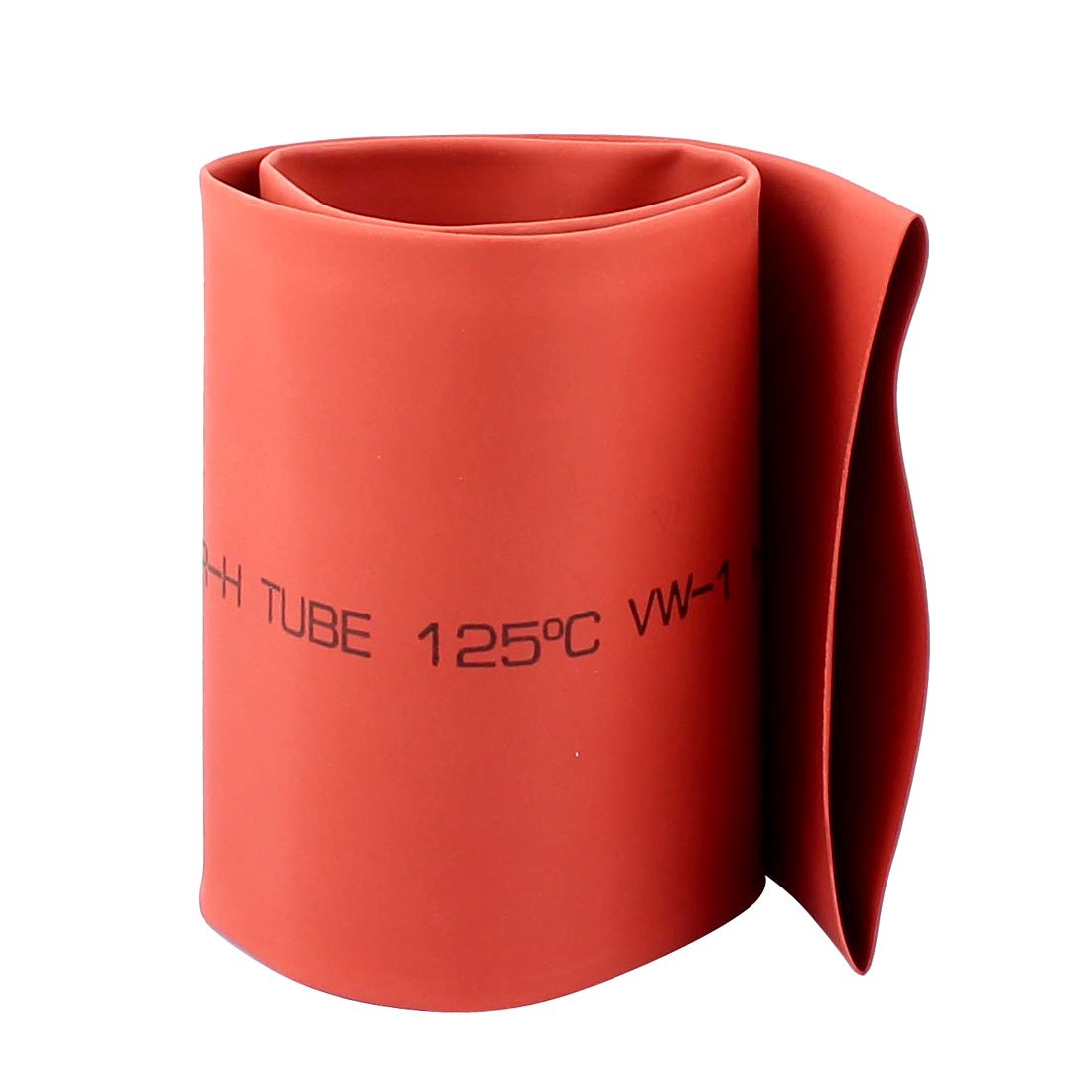 uxcell 50cm x 7cm Red Polyolefin Heat Shrink Cover Wiring Shrinkable Tube