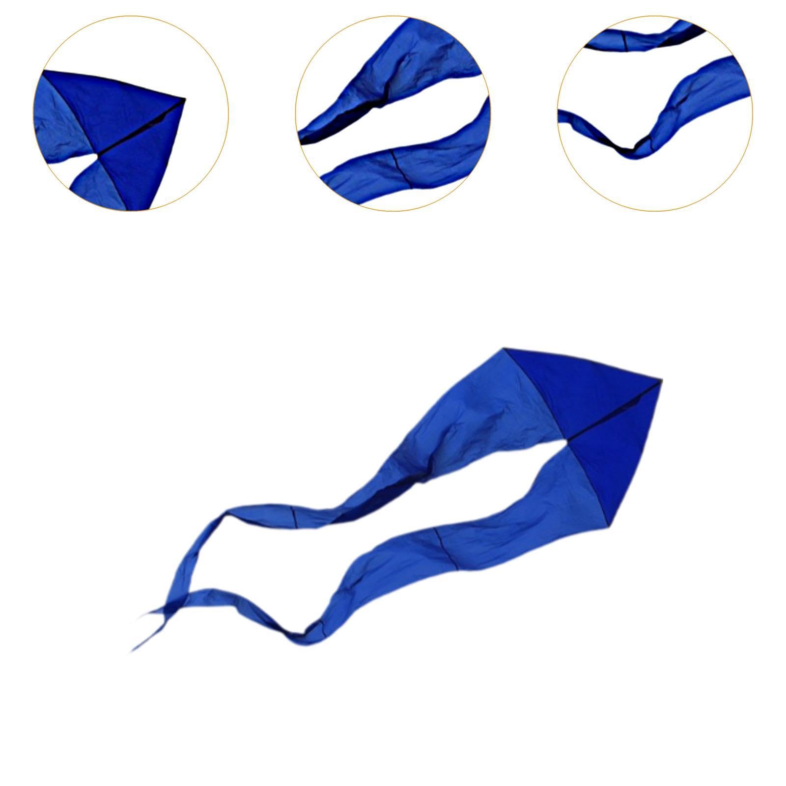 Cometa Fantasma con Bolsa Portátil Modelo Triangular Plegable Grande de Poliéster Resistente al Desgarro Adecuado para Adultos y Niños