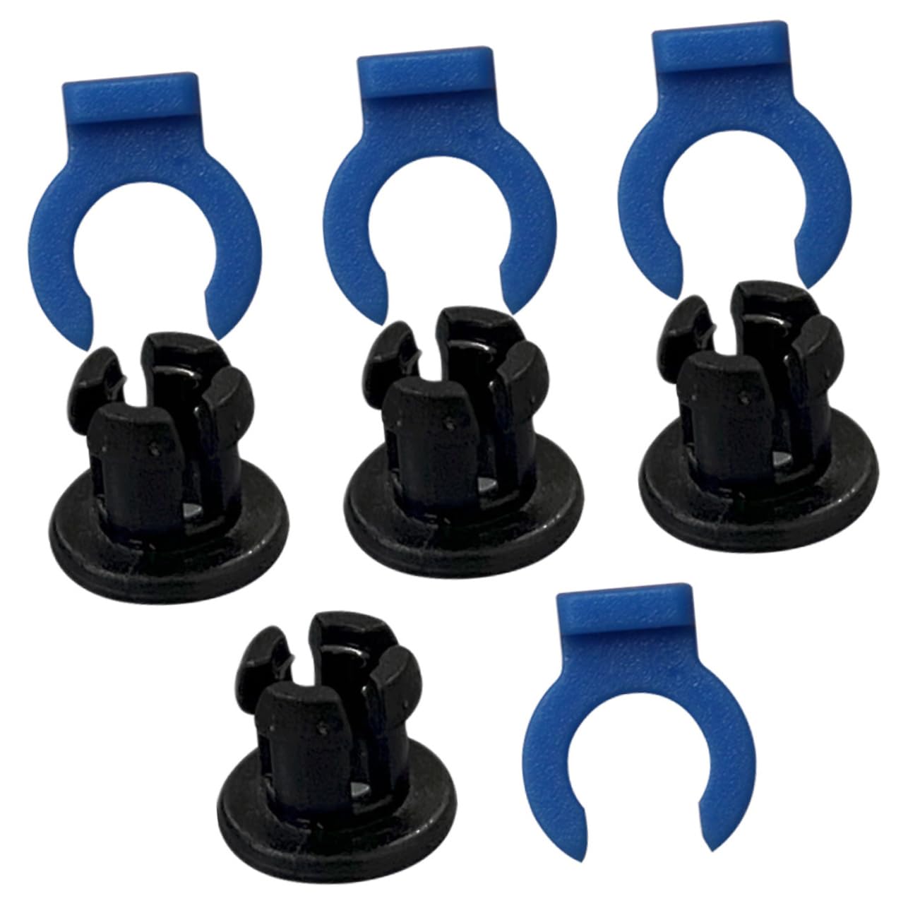 TIDTALEO 3 Sets 3D Printer Extruder Hotend Clip Clamp Tube Collet Tube Coupling Collet Clip Set for Efficient Filament Changes