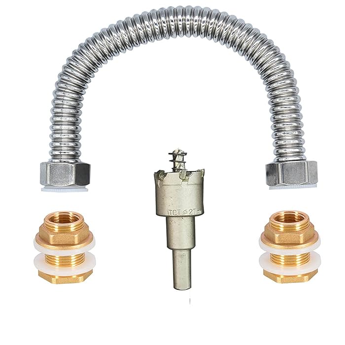 Buy YAHONG Brass Garden Hose Adapter, 3/4” GHT Female x 1/2” NPT Male