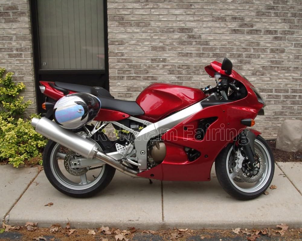 For Kawasaki Fairings Red Ninja ZX6R 636 2000 2001 2002 ZX-6R 00