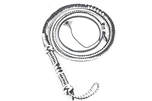 Genuine Leather Bullwhip 12 Plait by Real Cow Hide