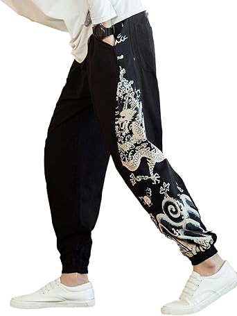 Dragon Baggy Harem Pants Trousers 