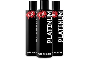 Premium Platinum Silicone-Based Personal Lubricant for Intimate Moments (3-Pack)