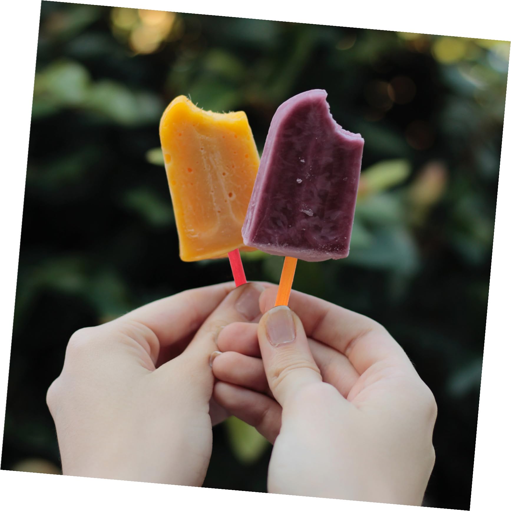 jojofuny 500 Palitos de Helado de Madera Lisos para Bricolaje y Manualidades, Seguros y Perfectos para Hacer Helados Caseros y Decoración en Casa
