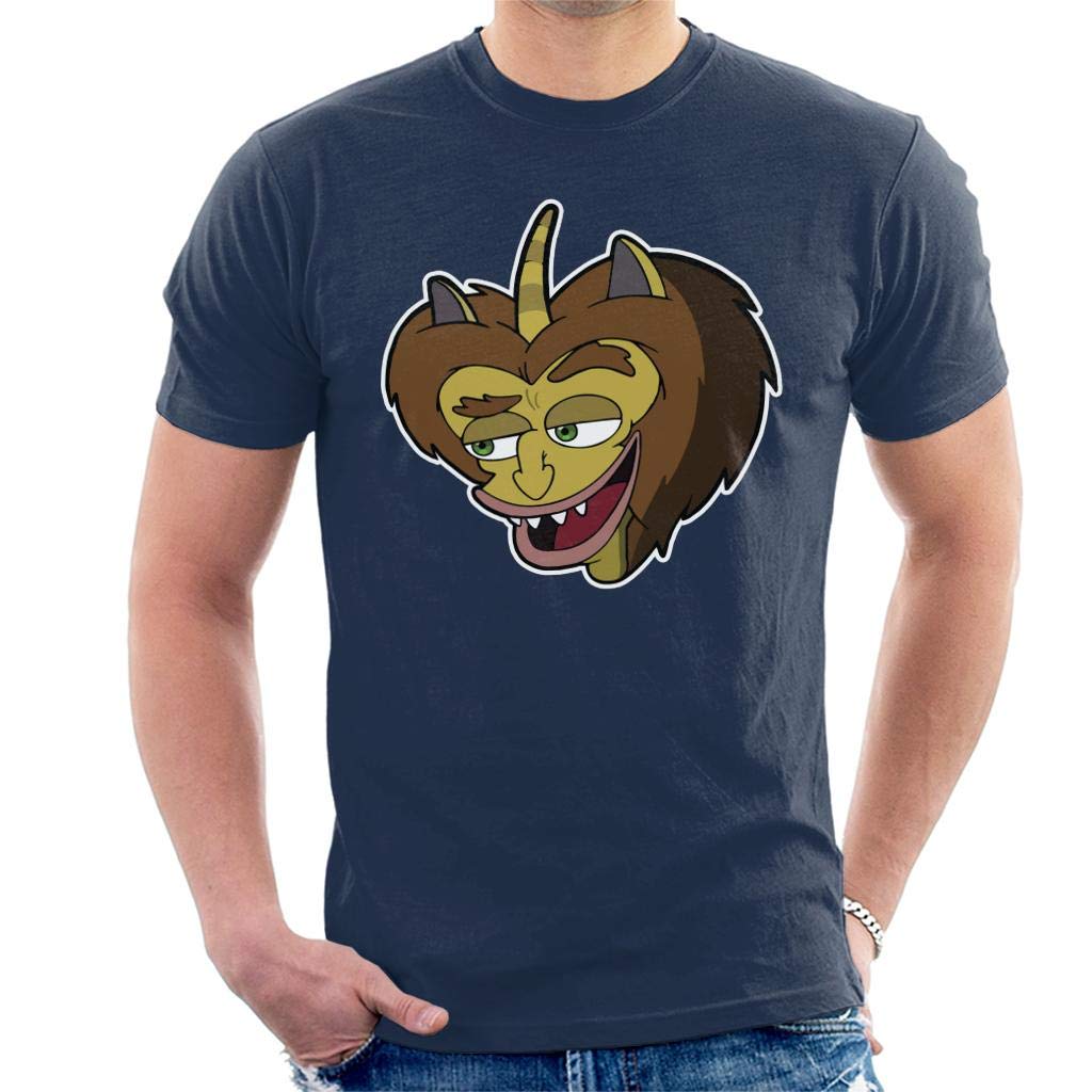 Big Mouth Hormone Monster Men's T-Shirt Navy Blue