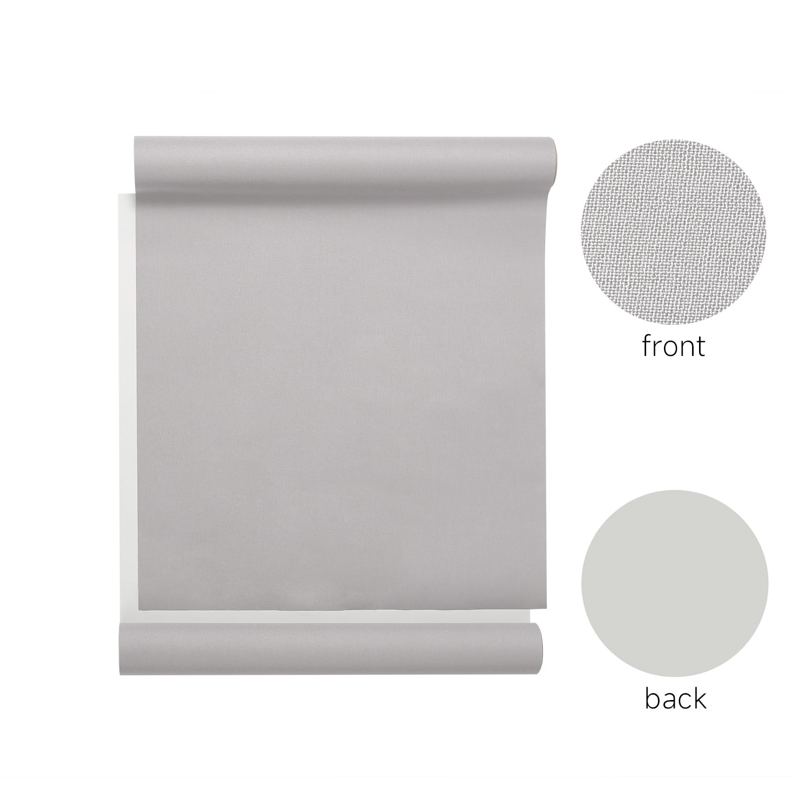 Wooqu Book Cloth, Fabric Surface and Paper Backed, Durable, Strong, 17x29”, for Book Binding Light Gray - Image 3