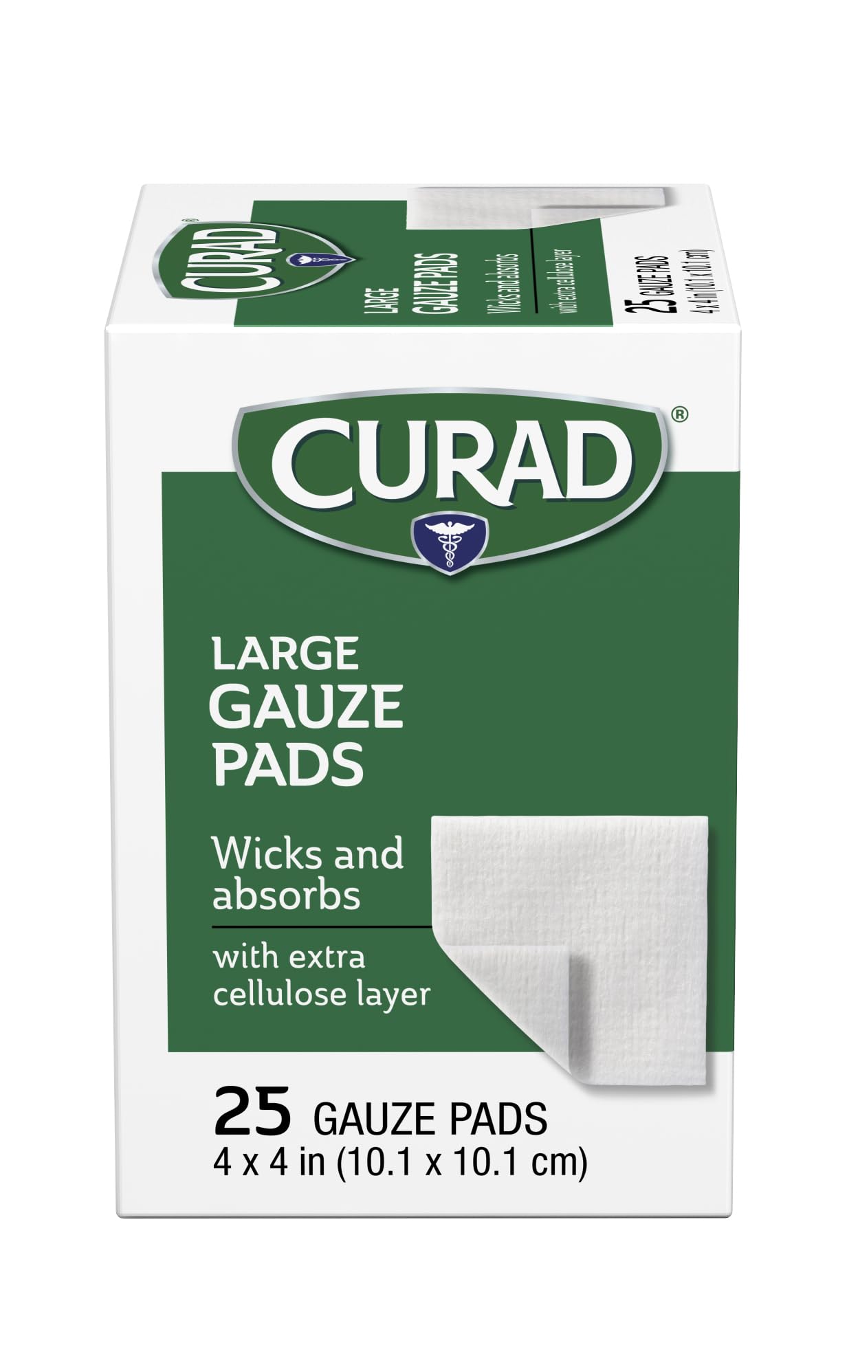Curad Pro-Gauze Sterile Pads, 4" x, 4", 25 Count (Packaging May Vary) — Amazon image 3