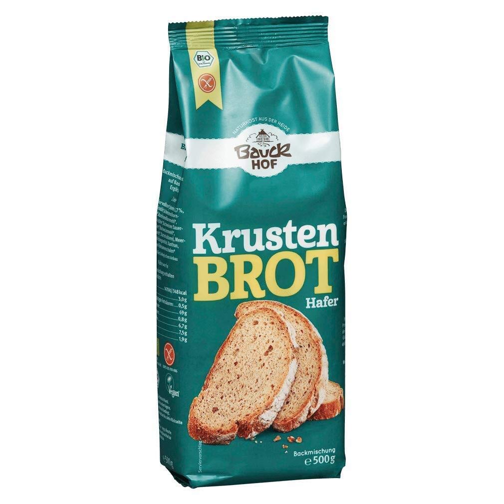 Bauckhof Gluten Free Oatmeal Crust-Bread Blend (500g) - Organic