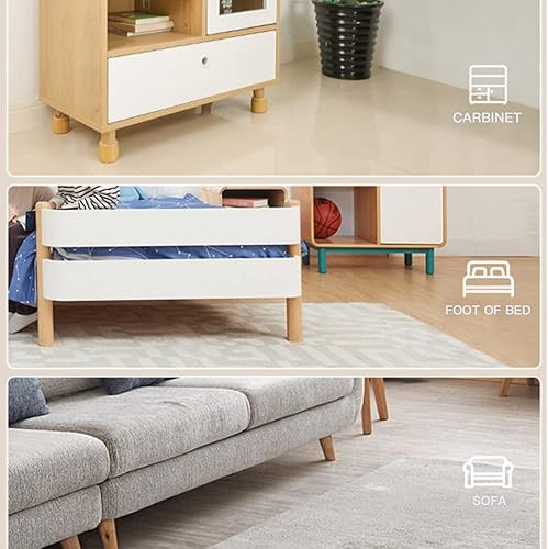 Miniatura 8 de Marco de cama ajustable, herramienta antivibración, nivelador de pies de muebles, tapones de cabecero, junto a los cabeceros, evita que se afloje el