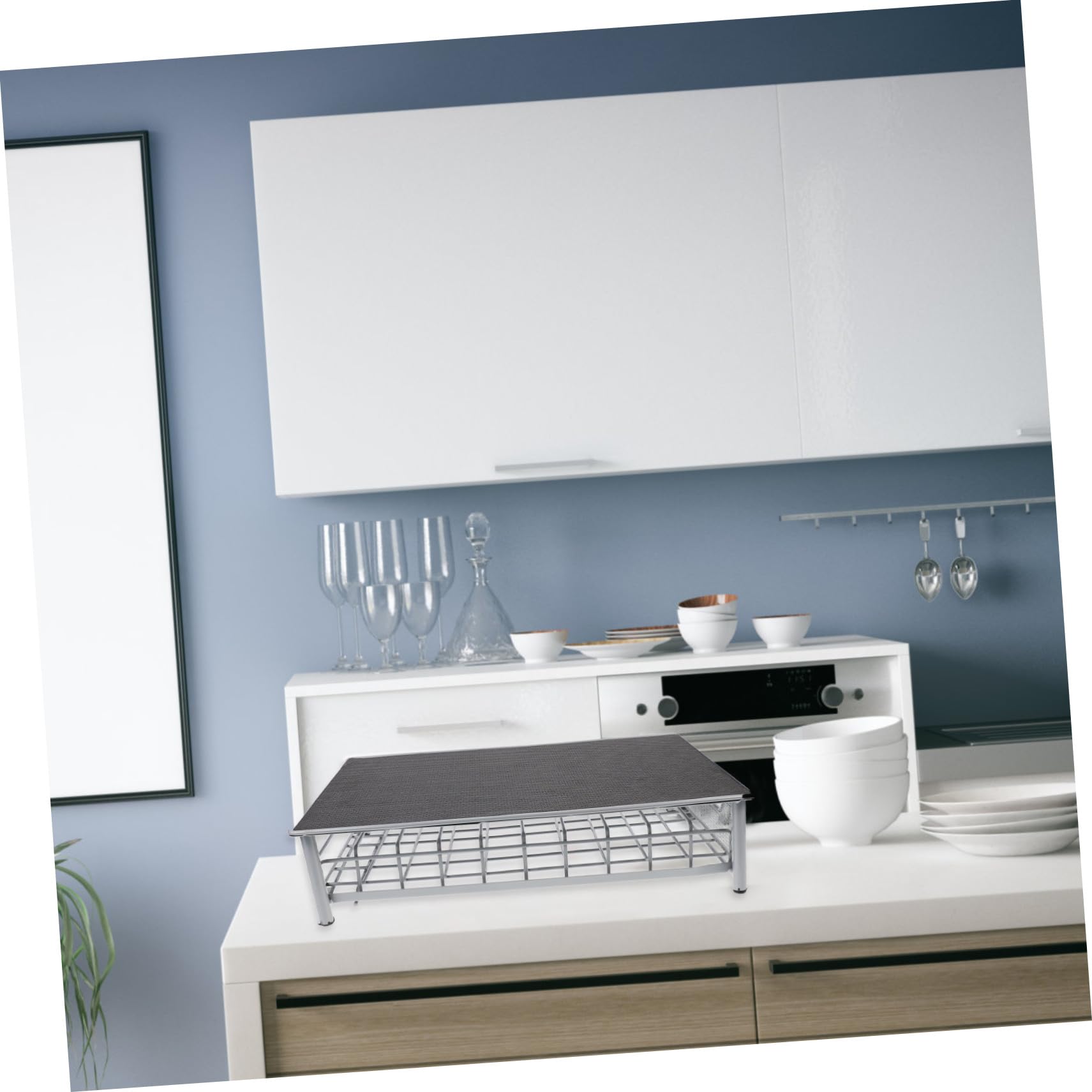 IMIKEYA Kaffeekapselhalter Schubladen Design aus Eisen mit Großer Kapazität für 60 Kapseln Tragbarer und Eleganter Organizer für Zuhause Büro oder Café