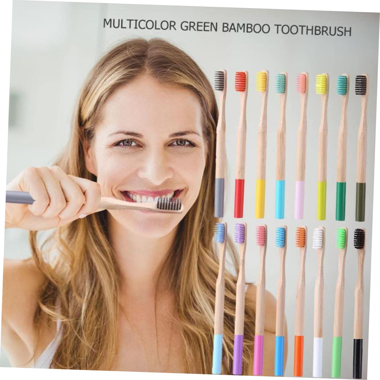 3 Set Spazzolino Da Denti In Bambù Spazzolino Da Denti Sensibile E Sostenibile Manico Ergonomico Da Viaggio Spazzolino Da Denti Medio Morbido Spazzolino Da 4 pezzi*3