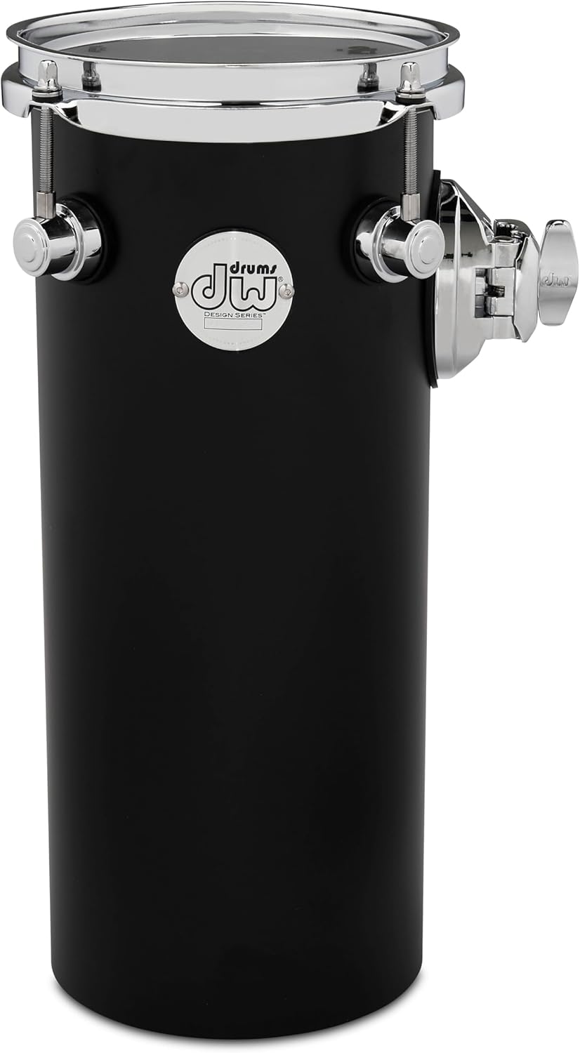 DW Design Series Rata Tom - 14x6" - Black Satin (DDAC1406RTBL)