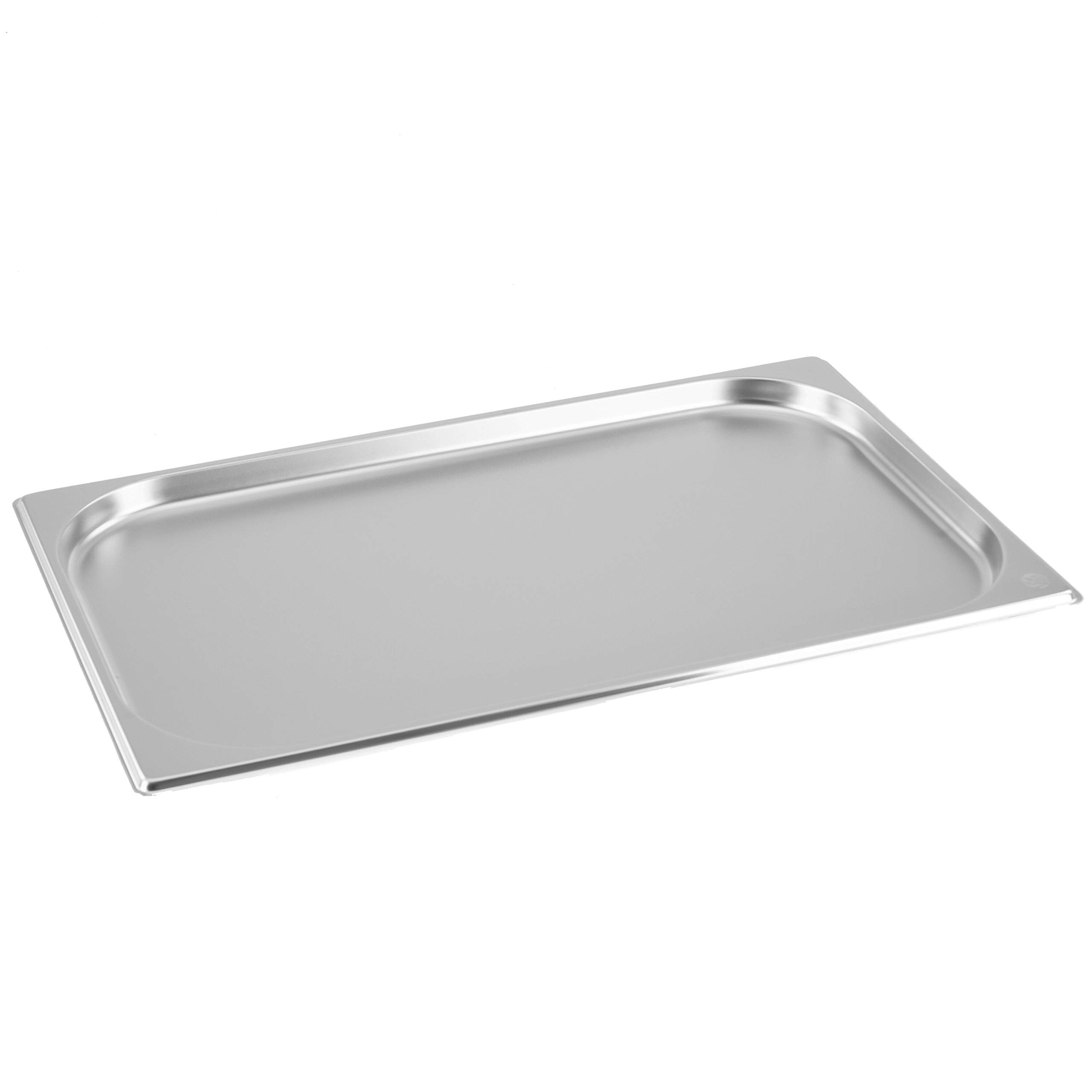 Produktbild von GN 1/1 Deckel Mit Silikonrand – Edelstahl, Transportdeckel Für 40/65mm Behälter, Spülmaschinenfest