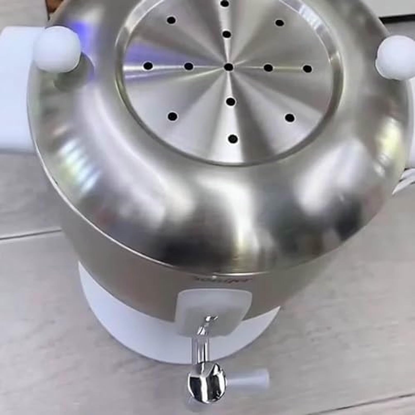 Machine À Thé Électrique, Infuseur À Double Bouilloire, avec Fonction De Maintien Au Chaud, Arrêt Automatique, Facile À Utiliser, pour Le Bureau Et La Maison (Blanc)