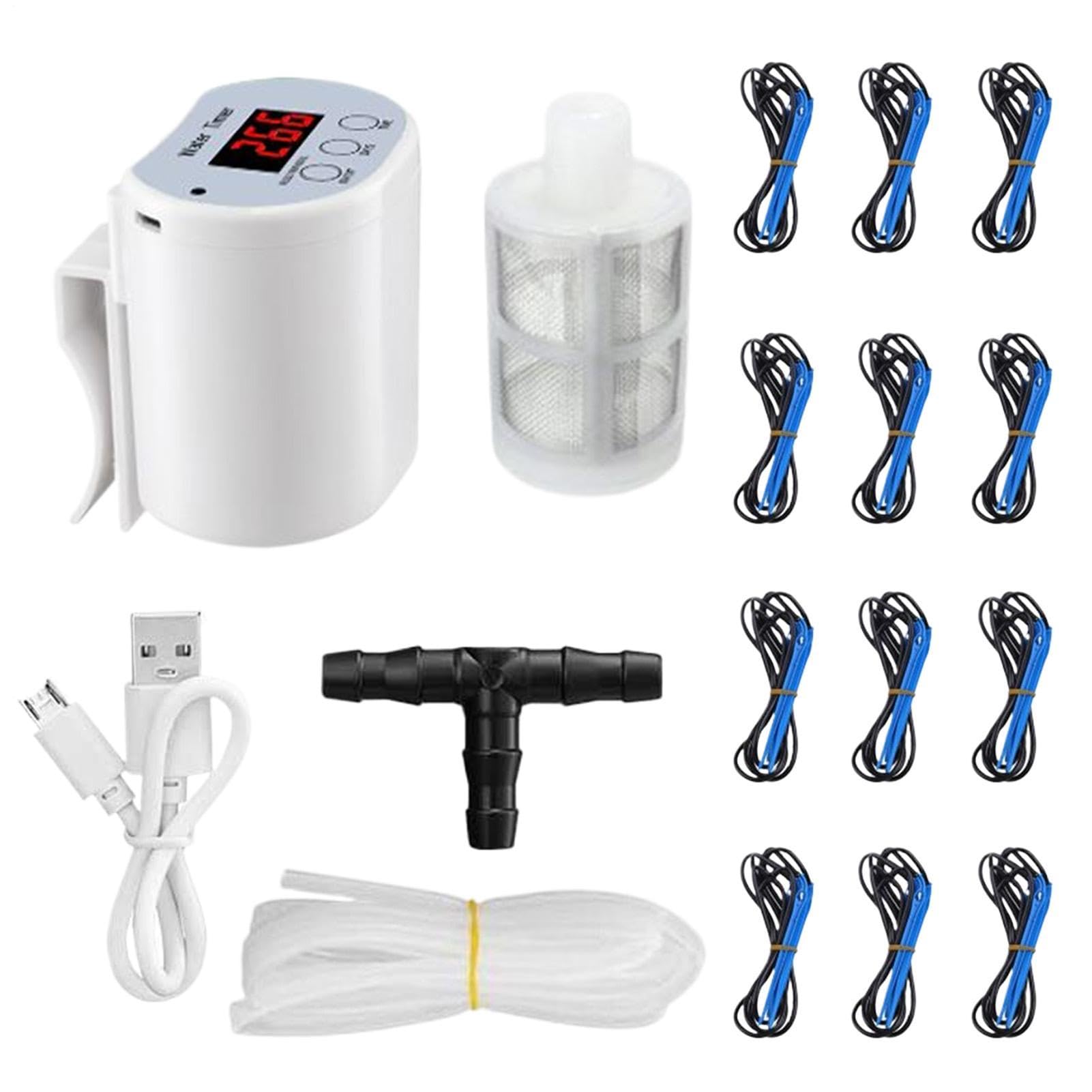 Kit Di Irrigazione A Automatico Accessorio Irrigazione Giardinaggio con | dispositivi di irrigazione per piante da vacanza Serra Balcone Giardino Cortile Vacanza Ufficio Casa