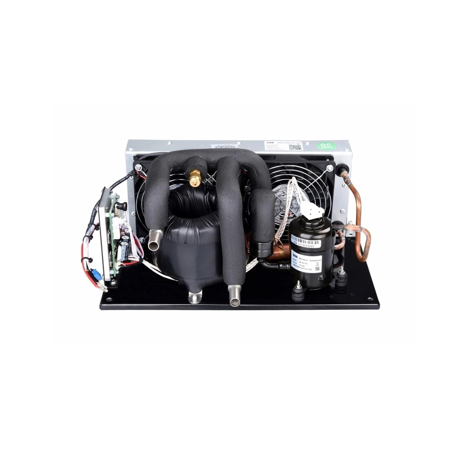CVFRDD Micro DC Air Conditioner, Coaxial Liquid Chiller DV1930E-C,48V DC,130W Capacity, R134A Refrigerant, for Cycling Systems