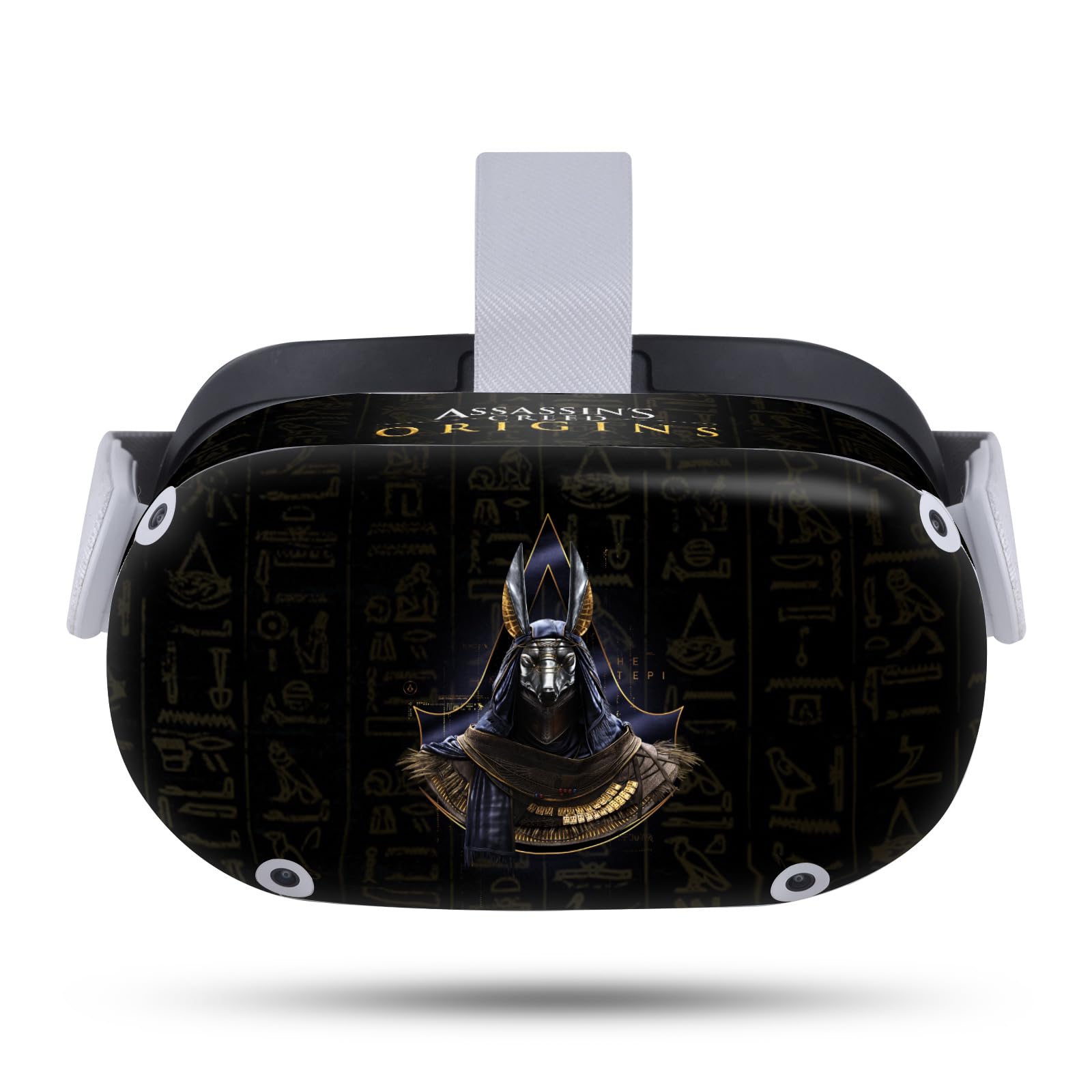 Head Case Designs Officially Licensed Assassin's Creed Hetepi Origins Character Art Vinyl Sticker Skin Decal Cover Compatible with Meta Quest 2