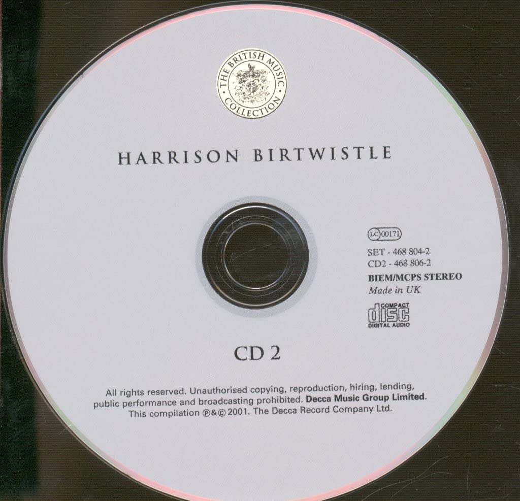 Birtwistle, Harrison: Works