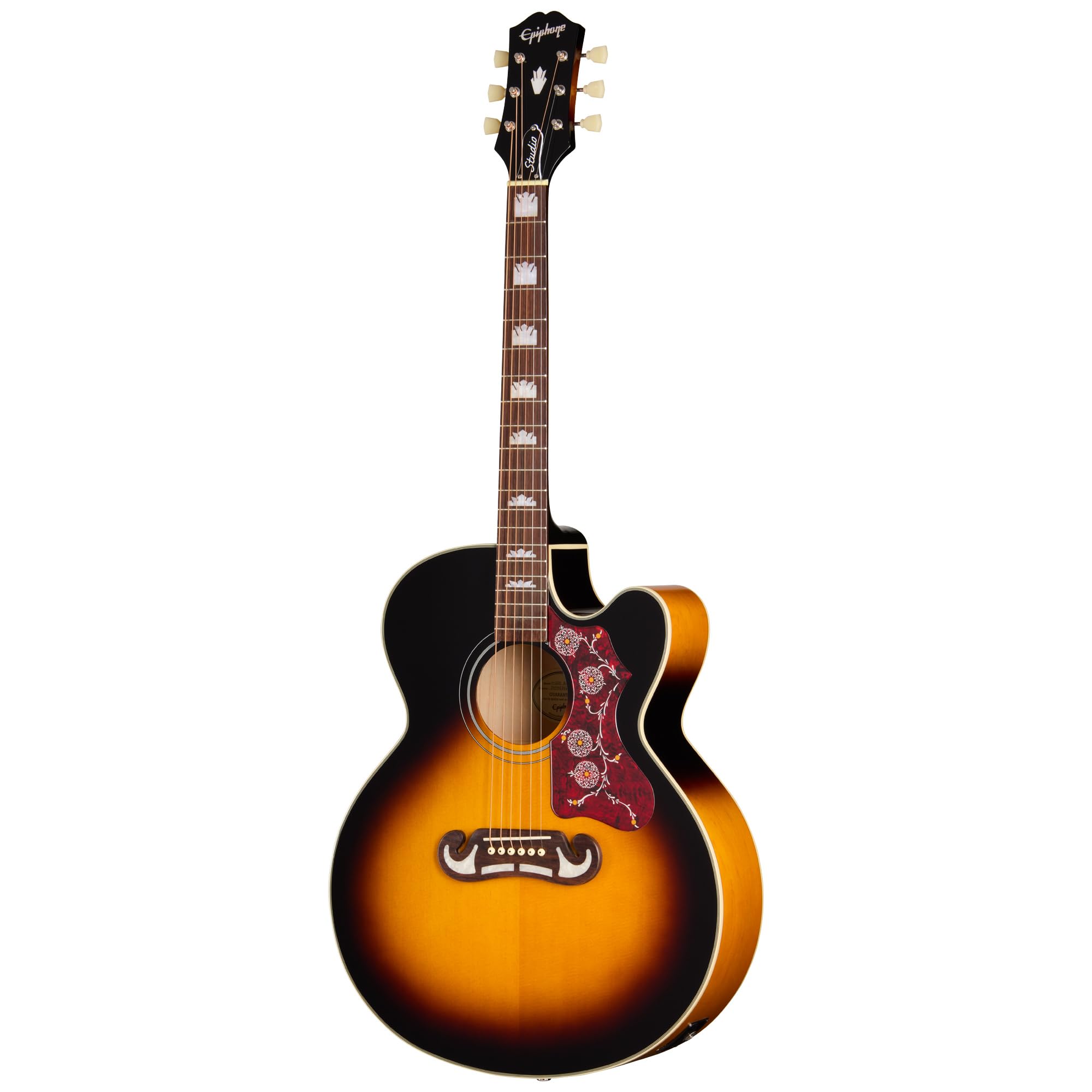 Amazon.com: Epiphone J-200 Studio EC Jumbo Acoustic Electric