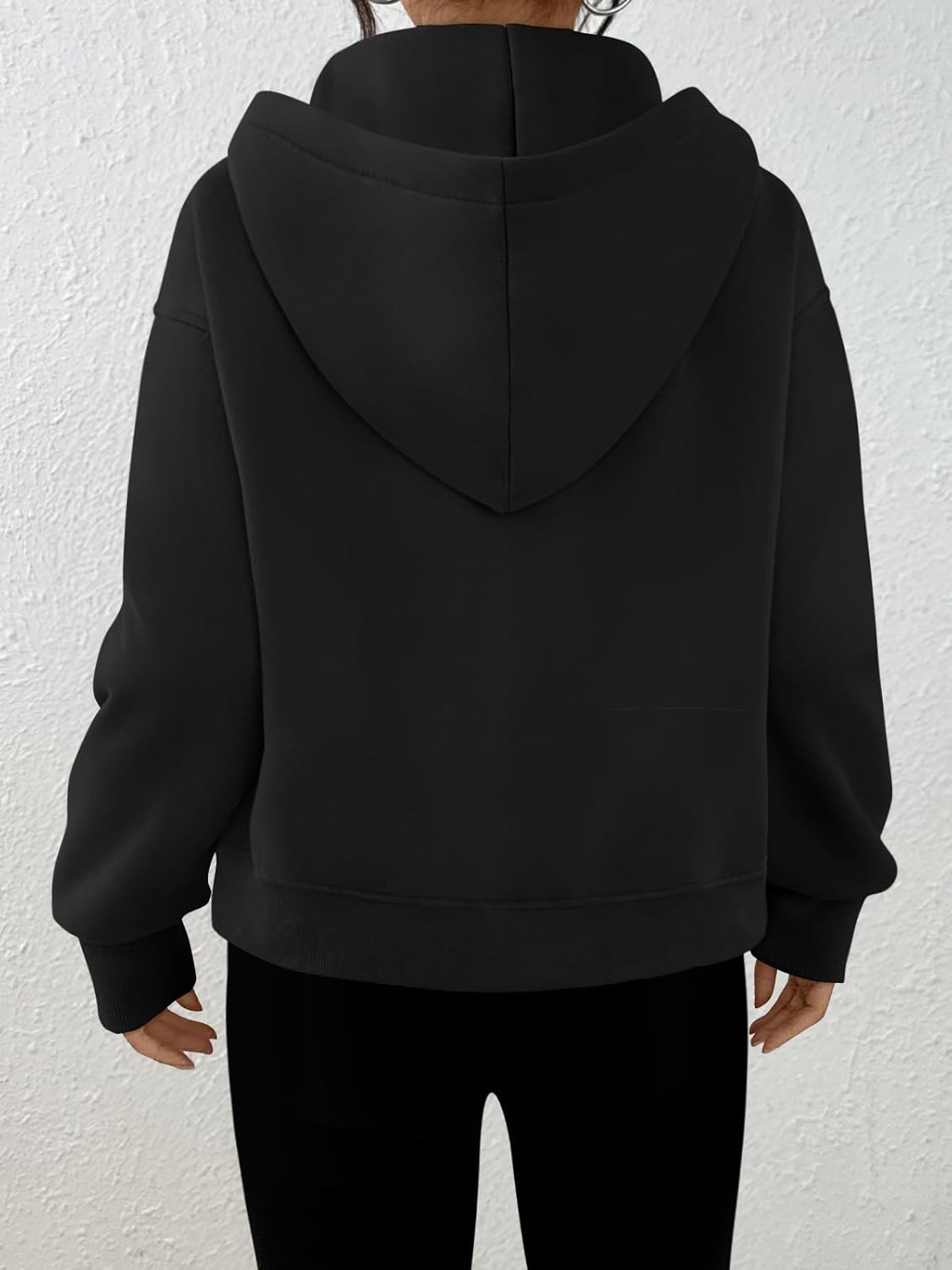 Trendy Queen Womens Zip Up Hoodies Fall Fashion Sweatshirt 2026 Clothes Y2K Cropped Jackets Cute Winter Outfits - Image 4