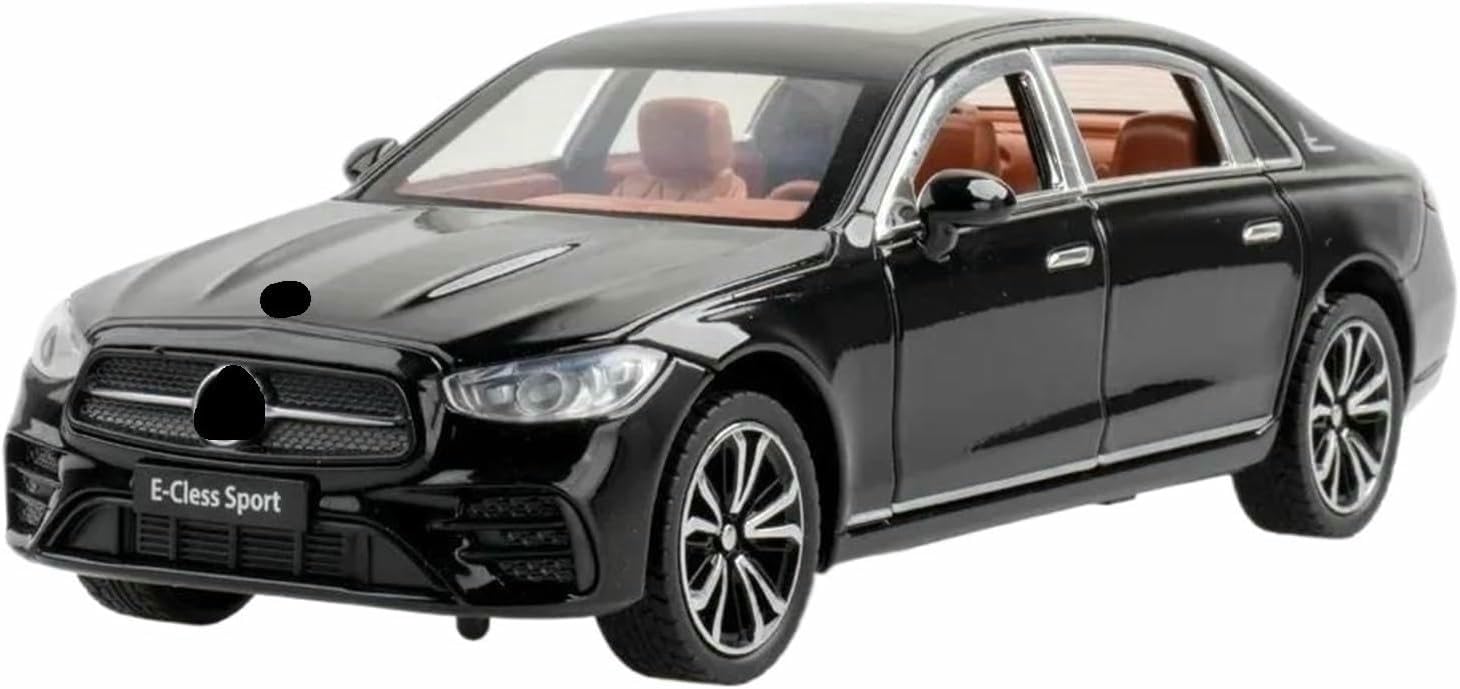 DEAVER Diecast 1:24 For E300L Alloy Car Models Simulation Scale Vehicle Model Kit Display Souvenirs Collection(Black)