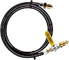 DN Autogas Part LPG Gas Bottle Refill Set LPG Adaptors Kit LPG Adapter to Remotely Fill Empty Gas Cylinders 2 Meters