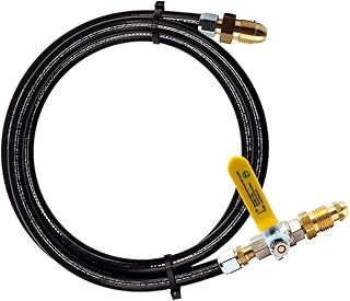 LPG Gas Bottle Refill Set LPG Adaptors Kit LPG Adapter to Remotely Fill Empty Gas Cylinders 1 Meter